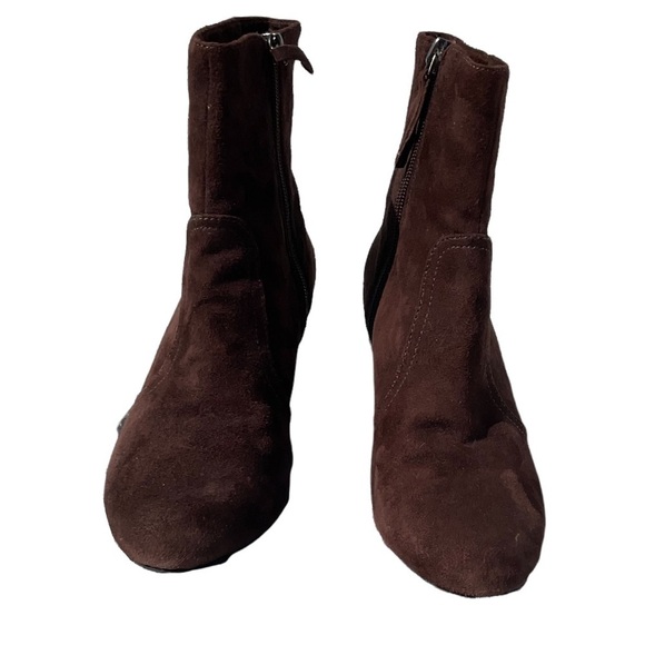 Sam Edelman Dark Brown Maddie Suede Ankle Boots / Booties - Picture 2 of 11